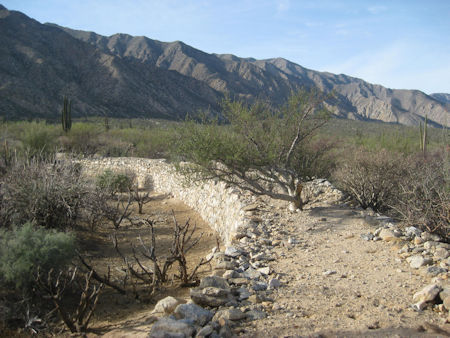 Las Flores Railroad bed