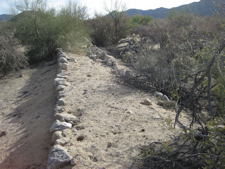 Las Flores Railroad bed