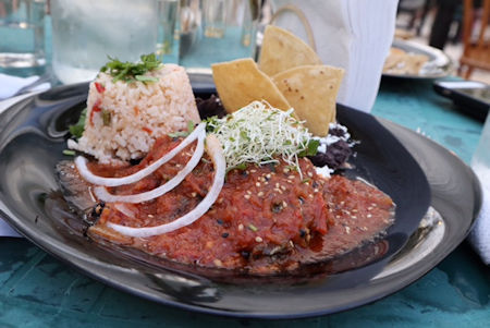 El Refugio Plate Todos Santos