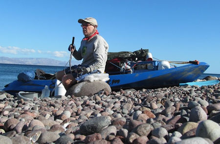 Graham with Kayak Baja