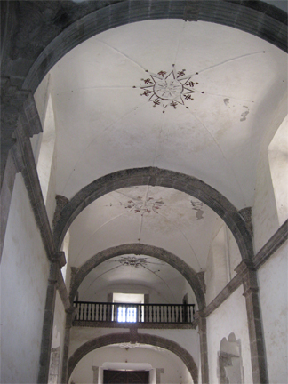 Mission San Francisco Javier ceiling