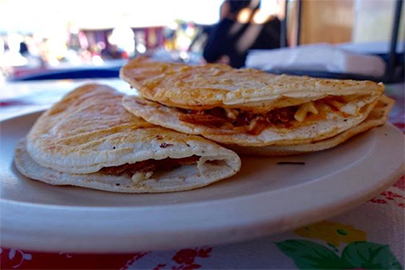 Loreto Farmers Market quesadillas