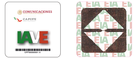 IAVE TAG sticker